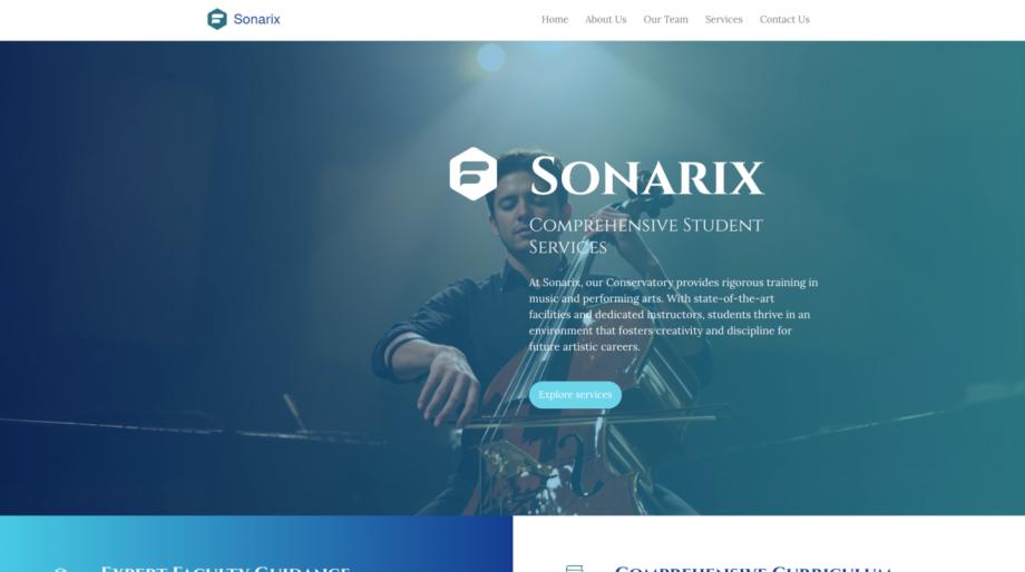 Sonarix - Innovative Conservatory Website Template