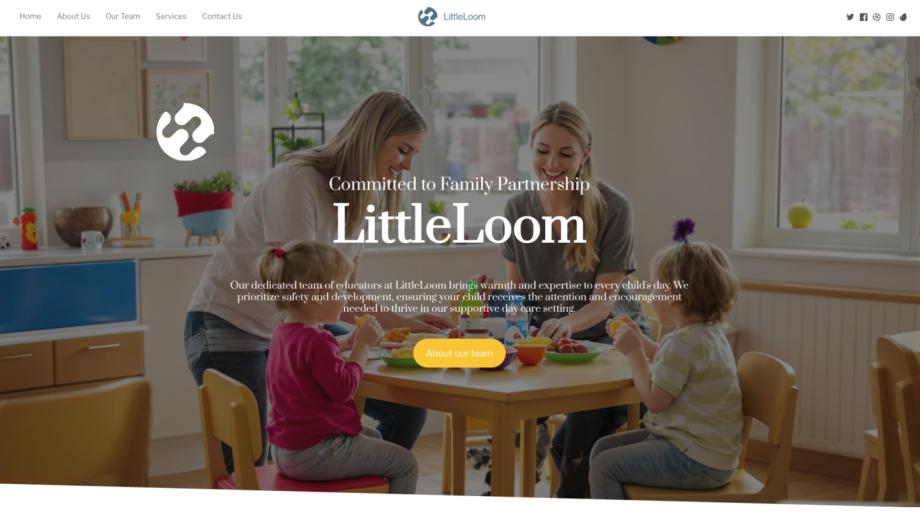 LittleLoom - Modern Day Care Center Template