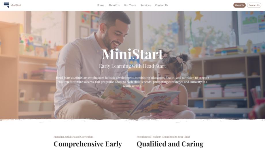 MiniStart Early Childhood Education Program Template