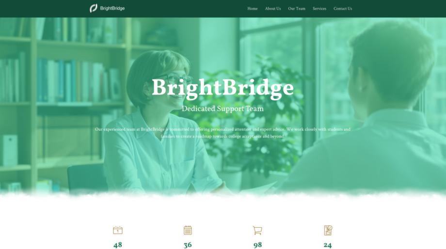 BrightBridge - College Counselor Support Theme