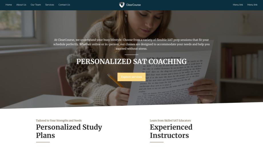 ClearCourse - SAT Prep Online Learning Platform
