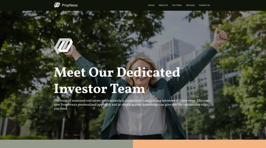 PropNexa - Modern Real Estate Sales Template for Investors