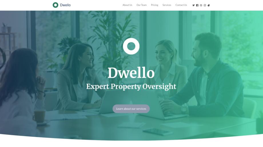 Dwello - Modern Real Estate Property Management Template