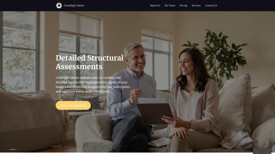 CoreSight Home - Modern Real Estate Services Template