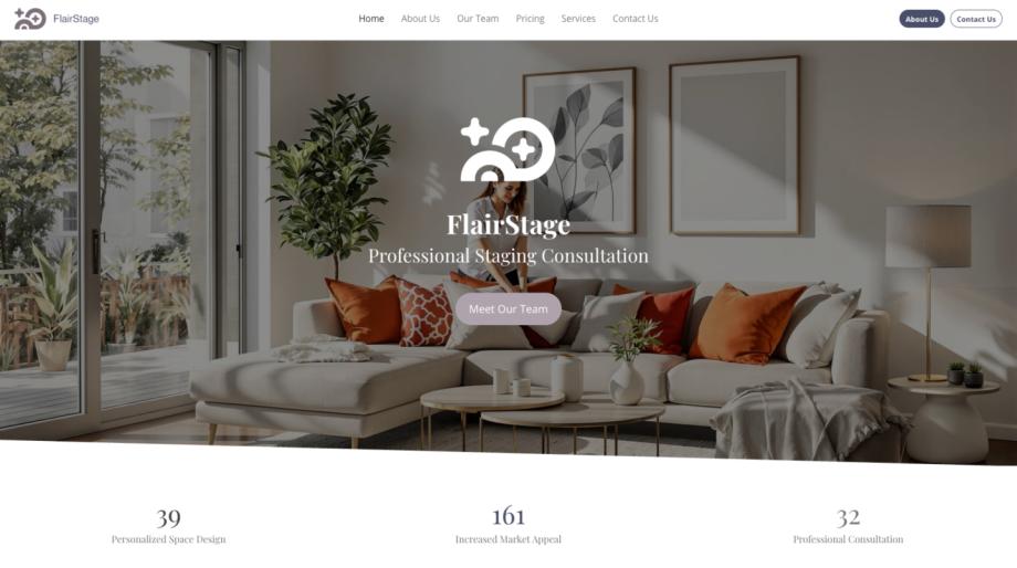 FlairStage - Professional Home Staging Service Template