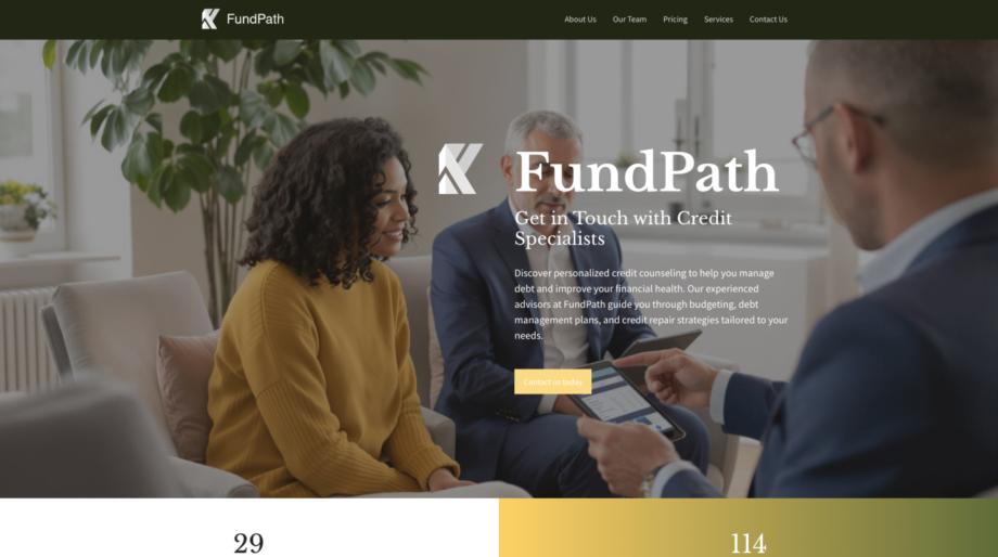 FundPath - Streamlined Credit Counseling Services Template