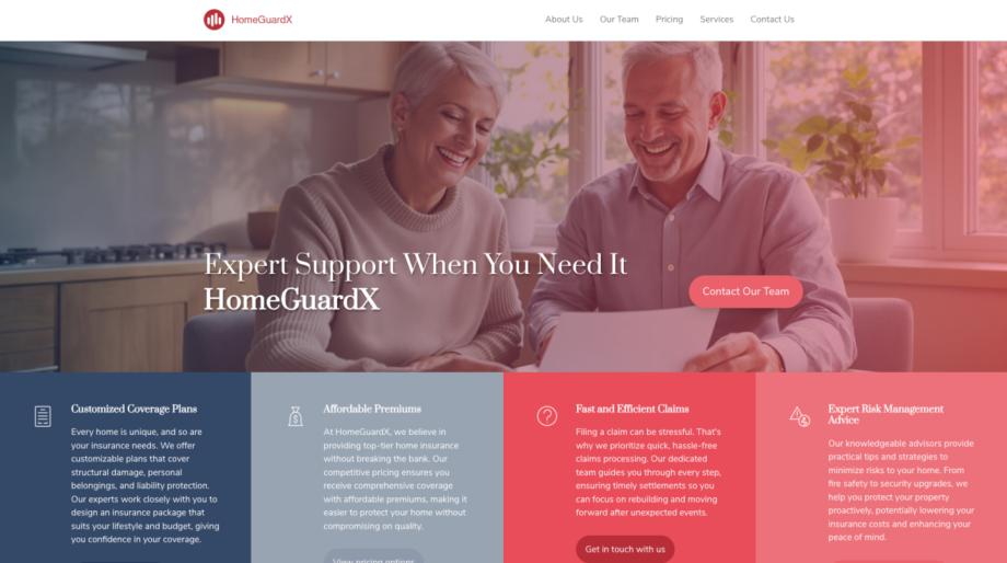 Financial Planning & Insurance Website Template