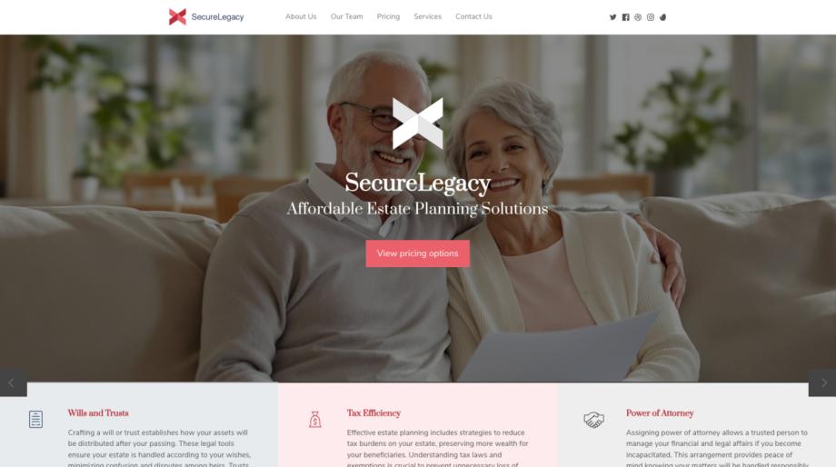 SecureLegacy - Comprehensive Financial Planning & Estate Management