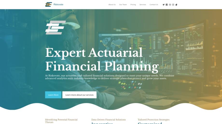 Riskovate - Advanced Actuary Financial Planning Template