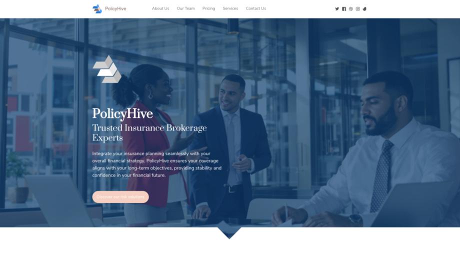 Financial Planning & Insurance Broker Website Template