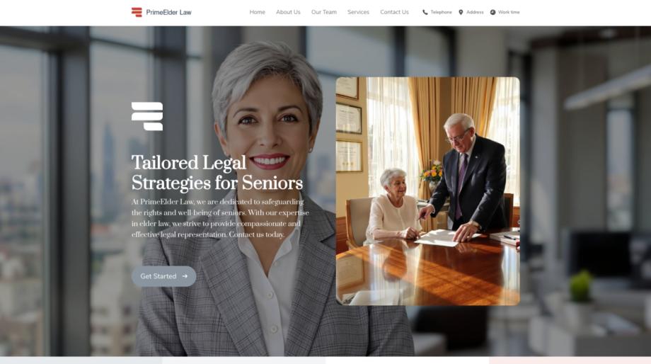 PrimeElder Law – Elder Law Website Template