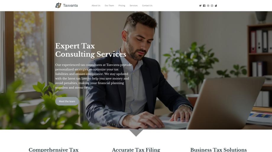 Modern Tax Consultant Services for Financial Management