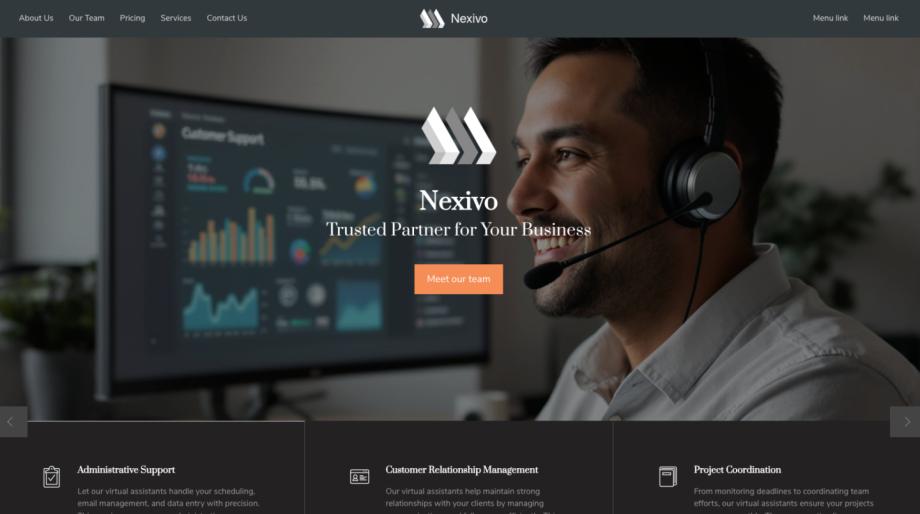 Nexivo - Virtual Assistant Service Template