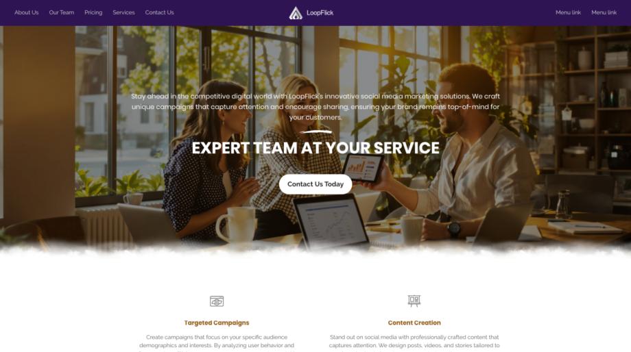 LoopFlick - Social Media Marketing Template