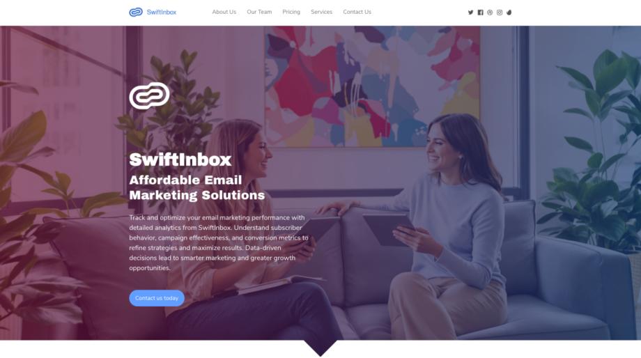 SwiftInbox - Professional Email Marketing Service Template