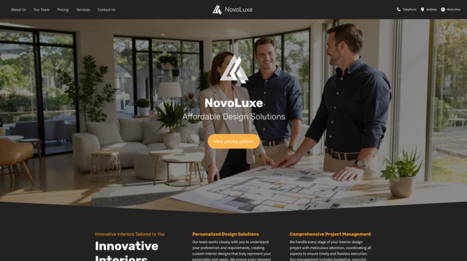 NovoLuxe - Interior Design & Architecture Services