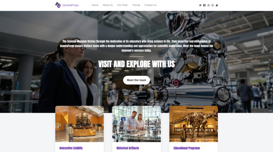 QuantaForge - Discover the Wonders of Science and Technology