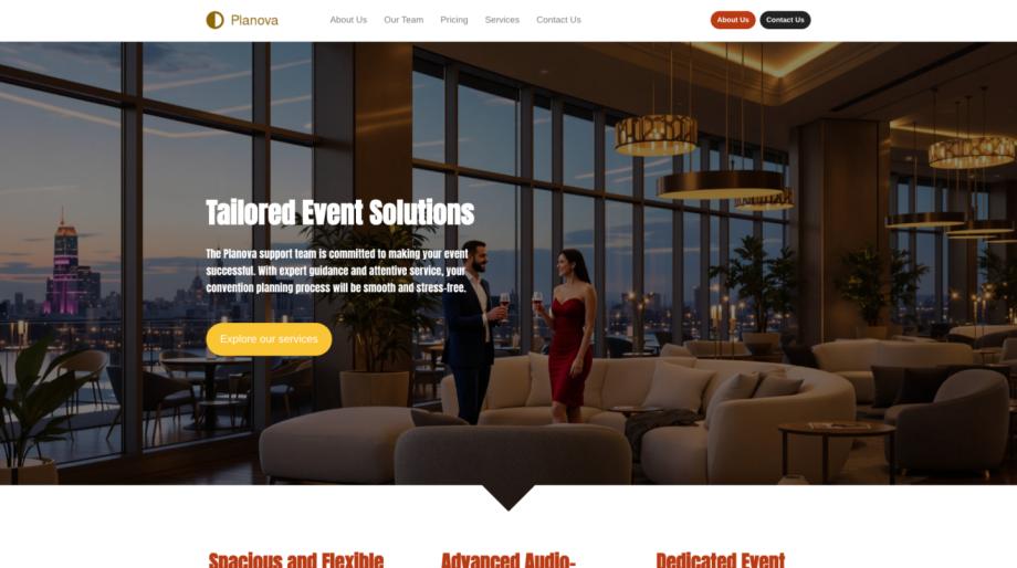 Planova - Modern Convention Center Event Planning