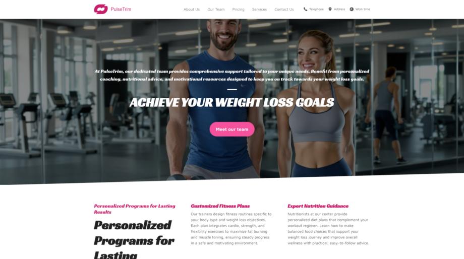 PulseTrim - Empower Your Weight Loss Journey with Style & Precision