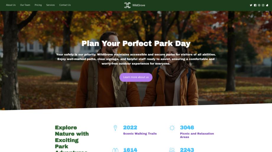 WildGrove - Nature-Inspired Park Adventure
