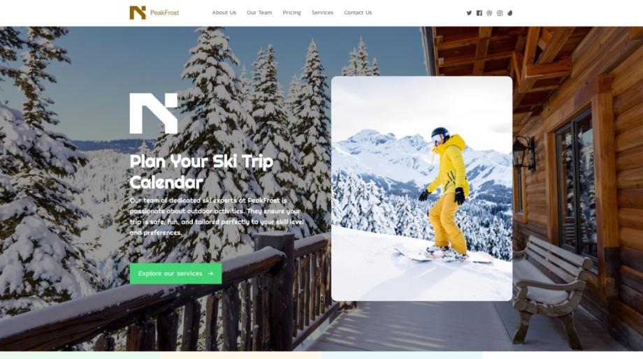 PeakFrost Ski Resort Adventure
