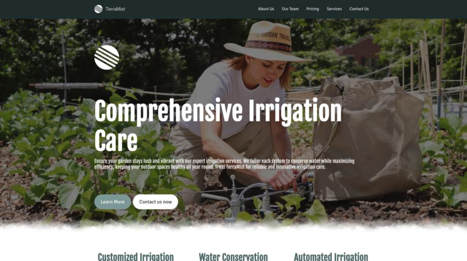 TerraMist - Professional Irrigation Service Template