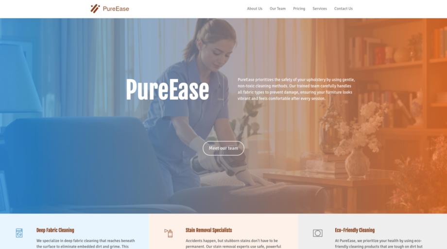 PureEase - Upholstery Cleaning and Home Restoration Services