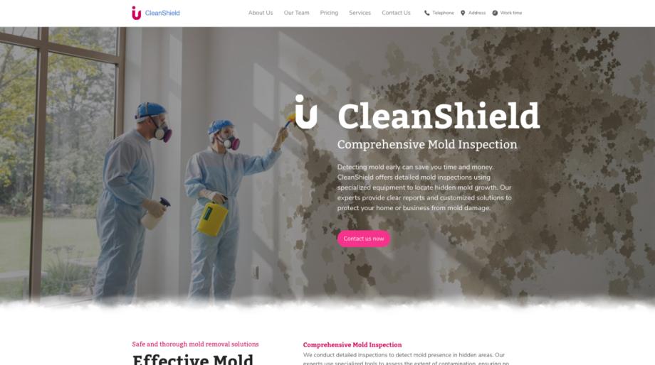 CleanShield - Professional Mold Remediation Template