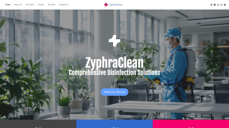 ZyphraClean - Professional Disinfection Services for Home & Infrastructure