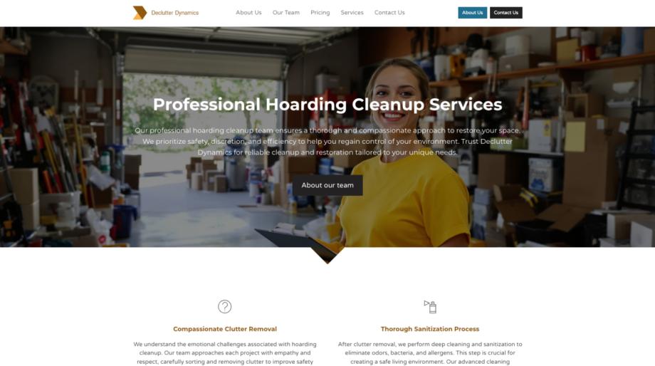 Declutter Dynamics - Professional Hoarding Cleanup Template