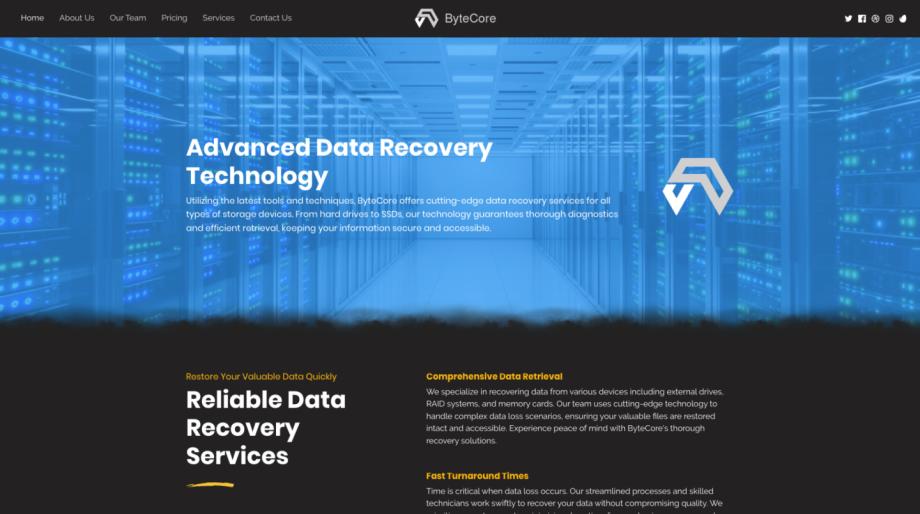ByteCore - Data Recovery Services for Modern Technology Businesses
