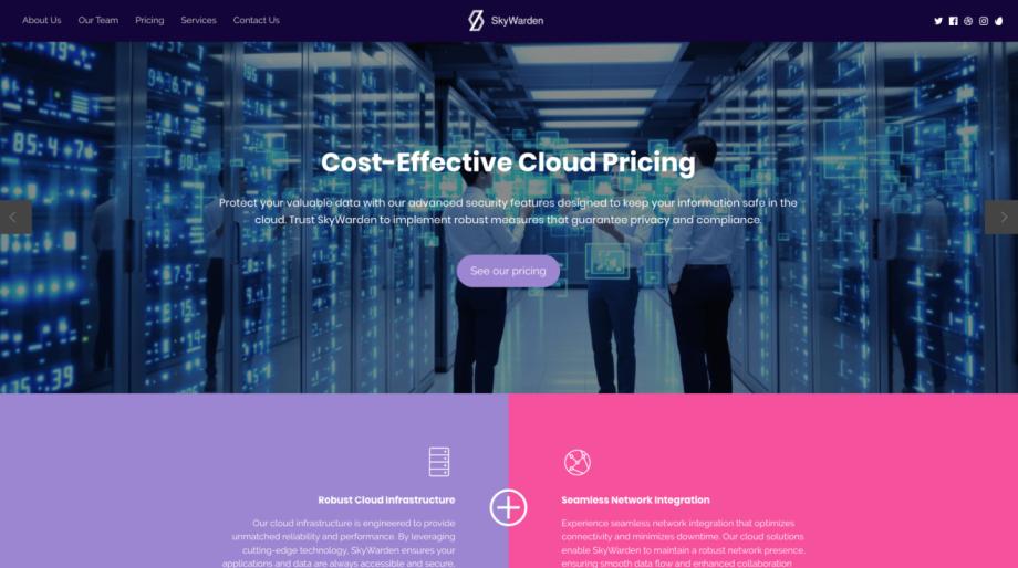 SkyWarden - Cloud Computing Service Template