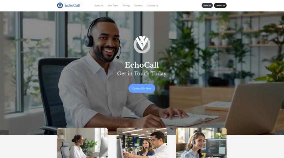 EchoCall - Professional Call Center Office Services Template