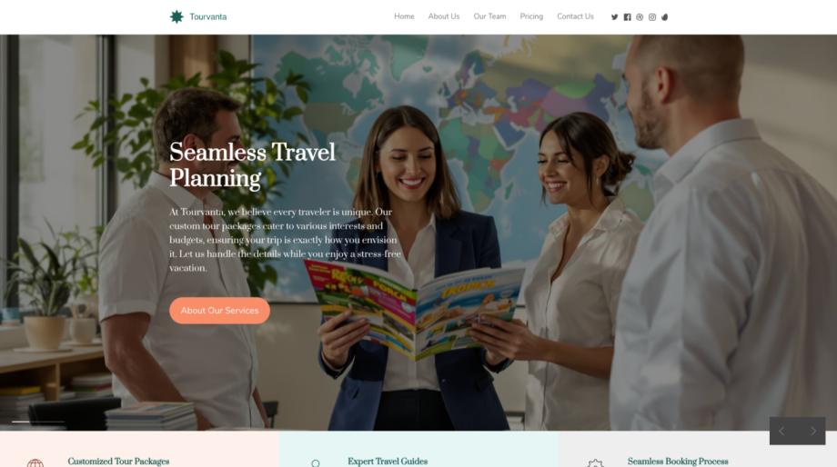 Tourvanta - Explore the World with Our Premier Tour Agency Template