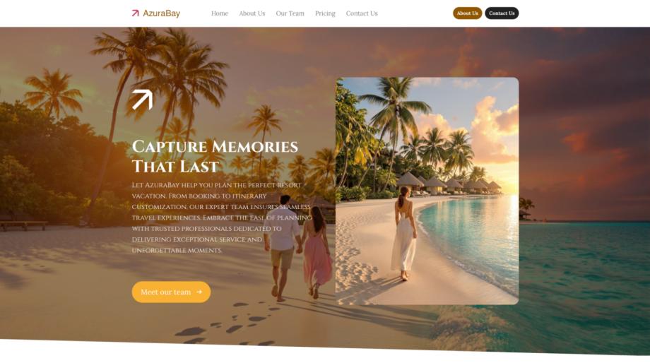 AzuraBay - Luxury Resort & Spa Website Template