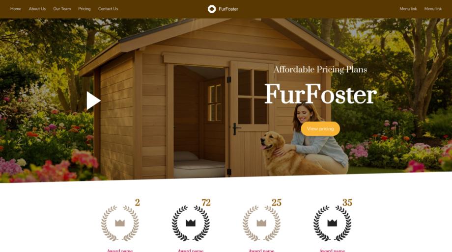 FurFoster - Modern Kennel Website Template
