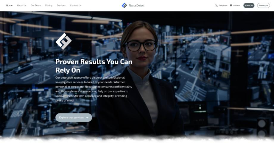 NexusDetect - Professional Detective Agency Website Template