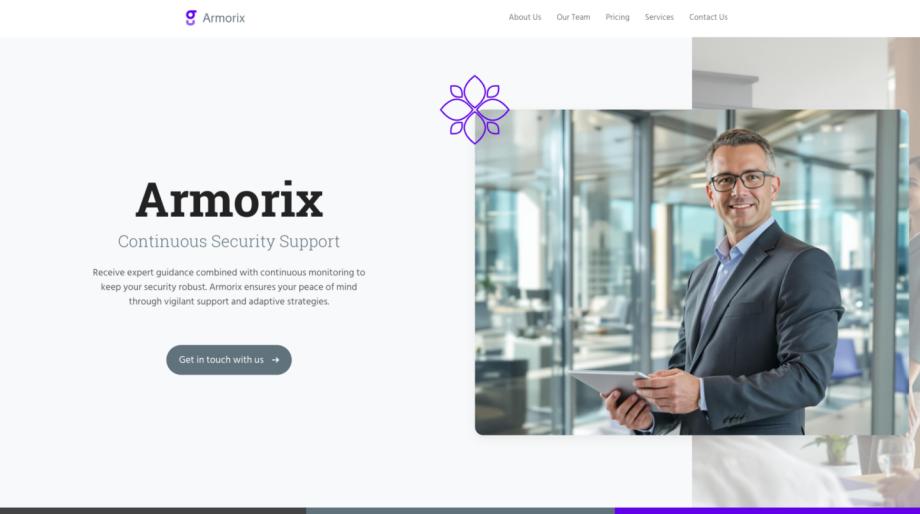 Armorix - Professional Security Consultant Website Template