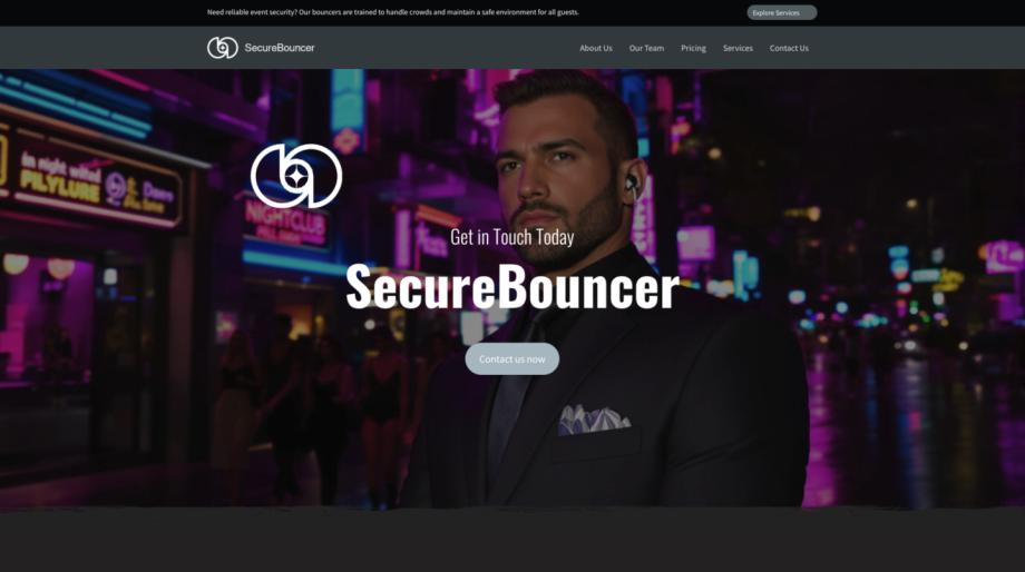 SecureBouncer - Professional Security Services Template