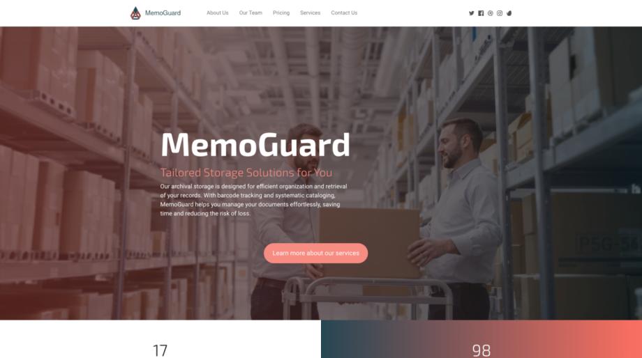 MemoGuard - Innovative Archival Storage Solution for Home & Infrastructure