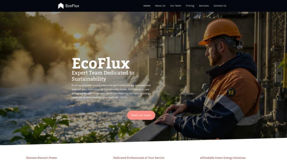 EcoFlux - Sustainable Energy Solutions for a Greener Future