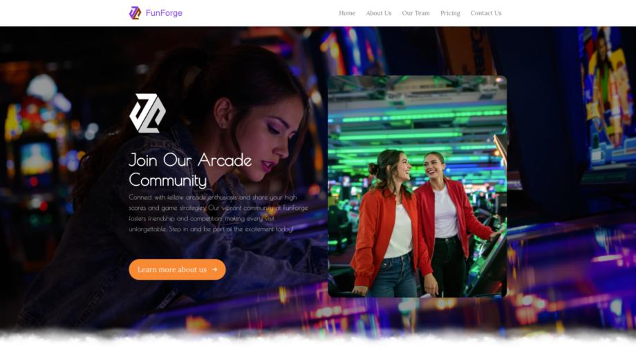 FunForge - Classic Arcade Gaming Experience