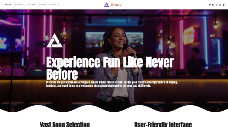 Singara - Ultimate Karaoke Experience Template