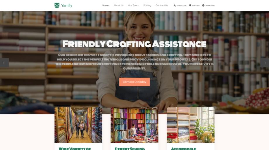 Yarnify - Quality Yarns & Fabrics for Your Crafting Needs