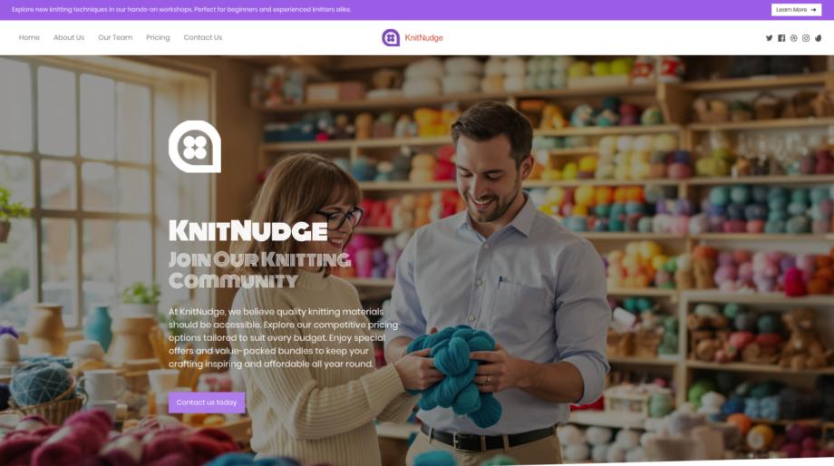KnitNudge - Your Ultimate Destination for Knitting Enthusiasts