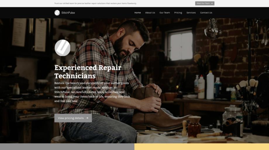 StitchPulse - Automotive & Industrial Leather Repair Service