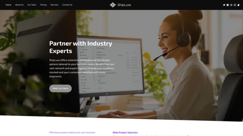 ShipLuxe - Wholesale & Dropshipping Service Template
