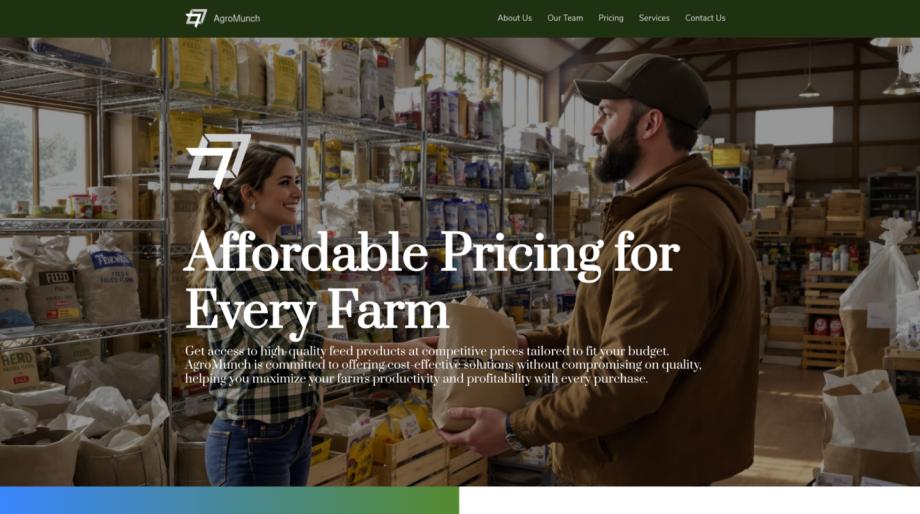AgroMunch - Modern Feed Store Template