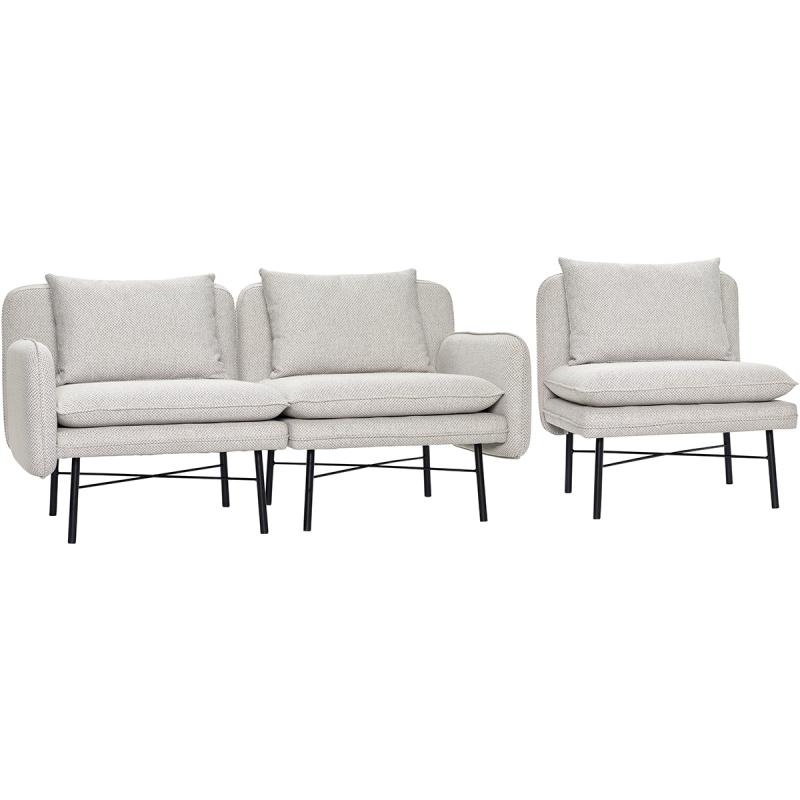 Modular Light Grey Sofa