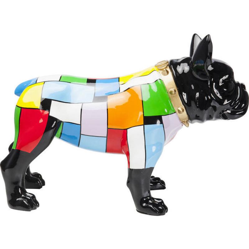 Bulldog Colore Deco Figurine